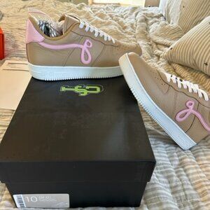 GF-01 by John Geiger shoe TAN/PINK/WHITE size 10